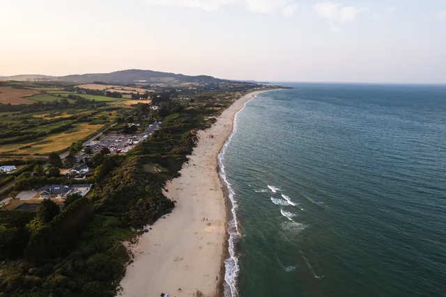 The Hawk’s Bay estate from above