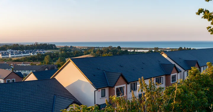 Panorama of Hawk’s Bay and the Wicklow coastline